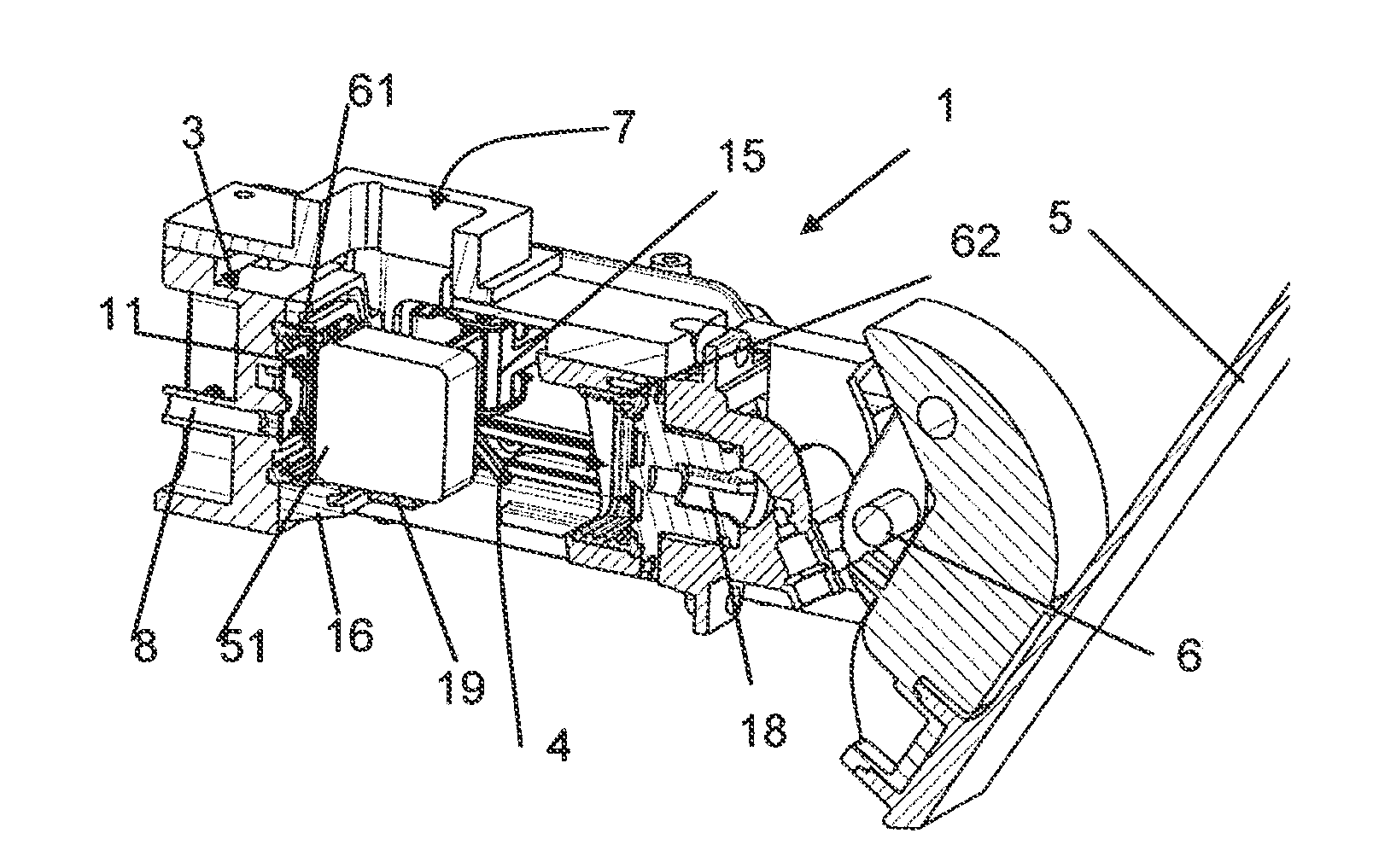 Extraction device and sealing system