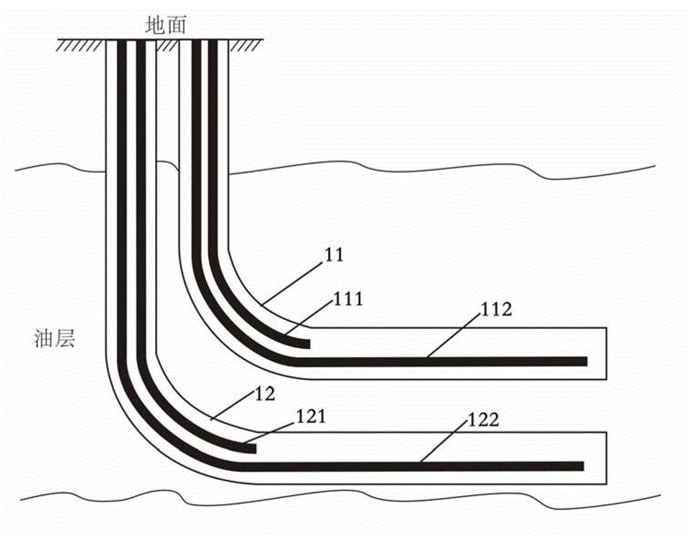 Fire-flooding exploitation method used in later period of steam assisted gravity drainage (SAGD) of heavy oil reservoir