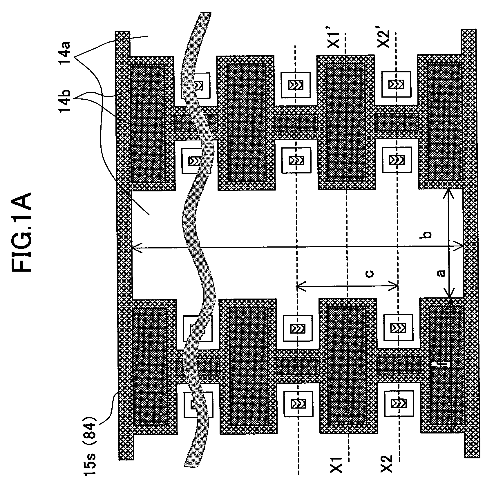 Electrostatic actuator formed by a semiconductor manufacturing process