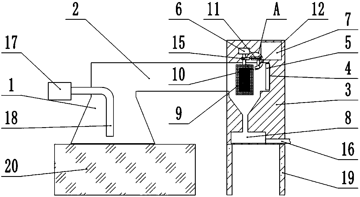 Spinning dust collection device