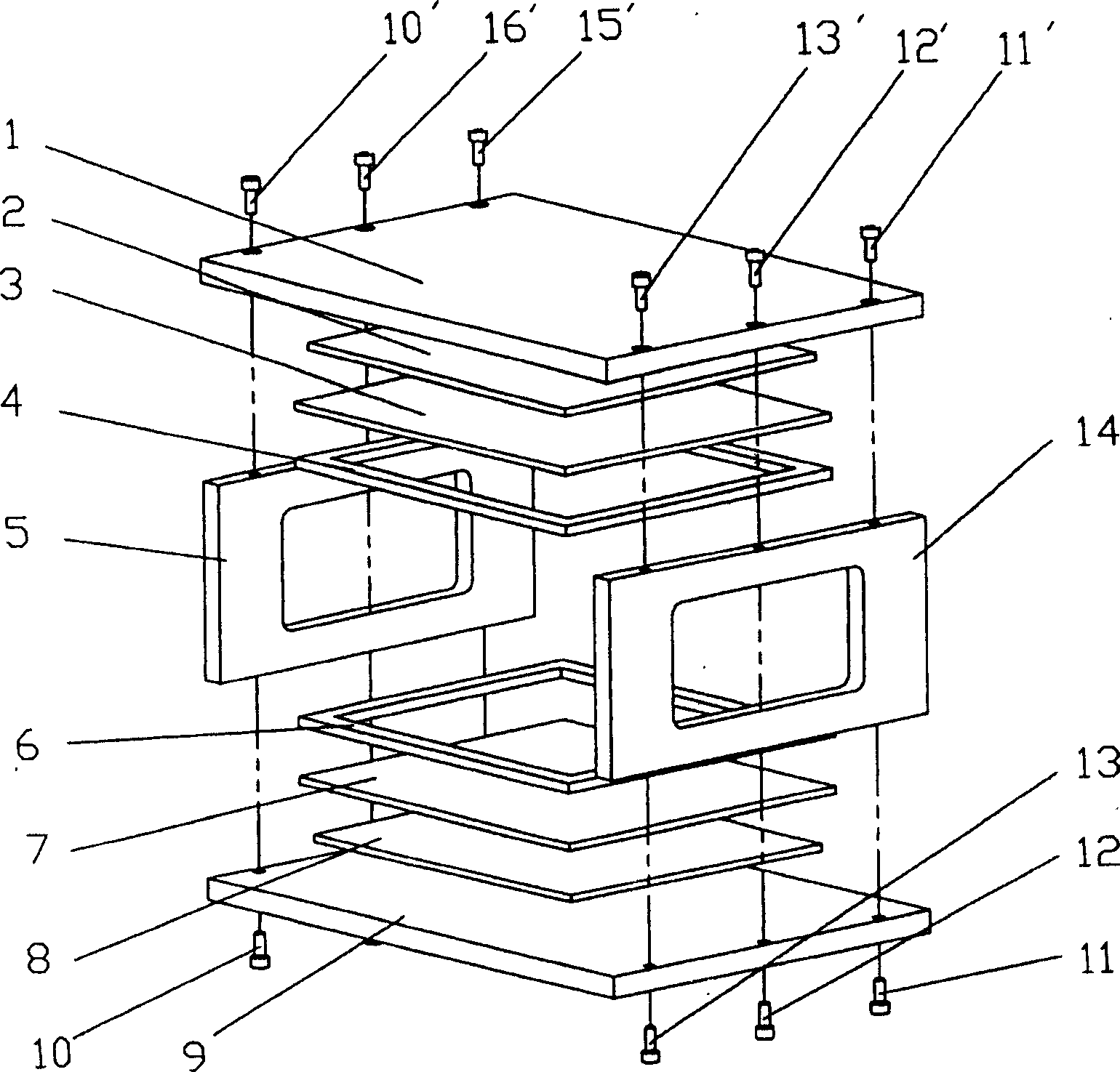 Apparatus and method for measuring stratum rock physical property by rock NMR relaxation signal