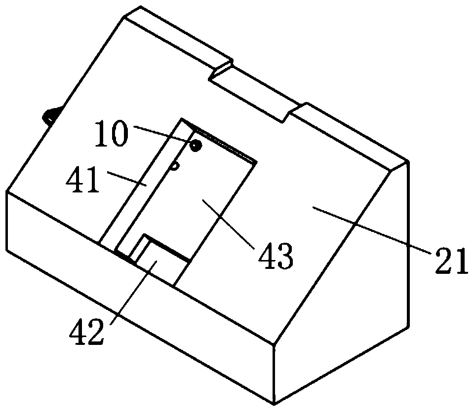 A workpiece surface cleaning device
