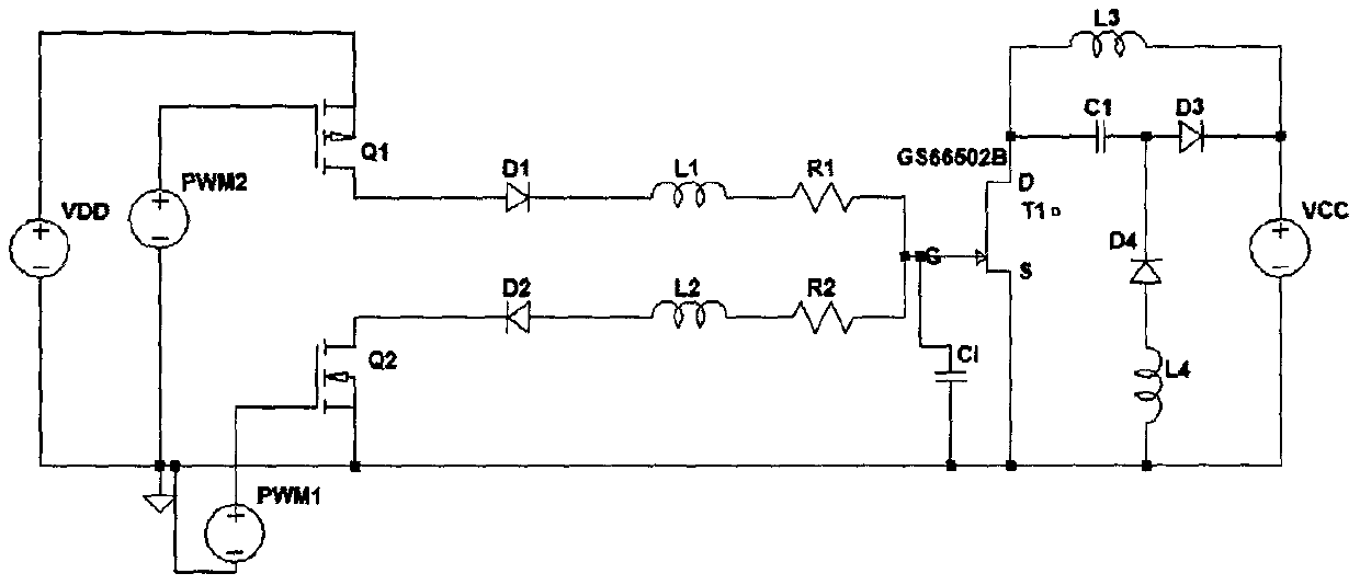 Driving system of GaN power device