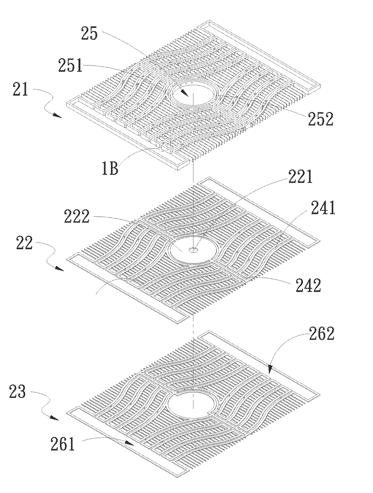 Water-cooling radiator unit and device thereof