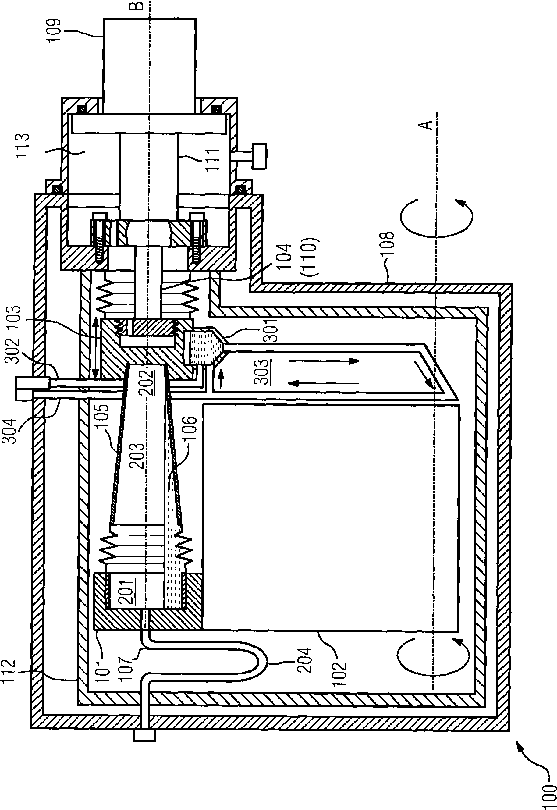 Refrigerating arrangement comprising a hot connection element and a cold connection element and a heat exchanger tube connected to the connection elements