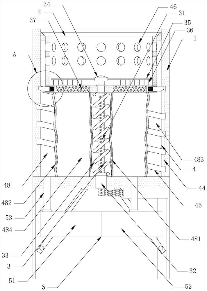 Soil detecting and drying device for water and soil conservation and desertification prevention and control and using method of soil detecting and drying device