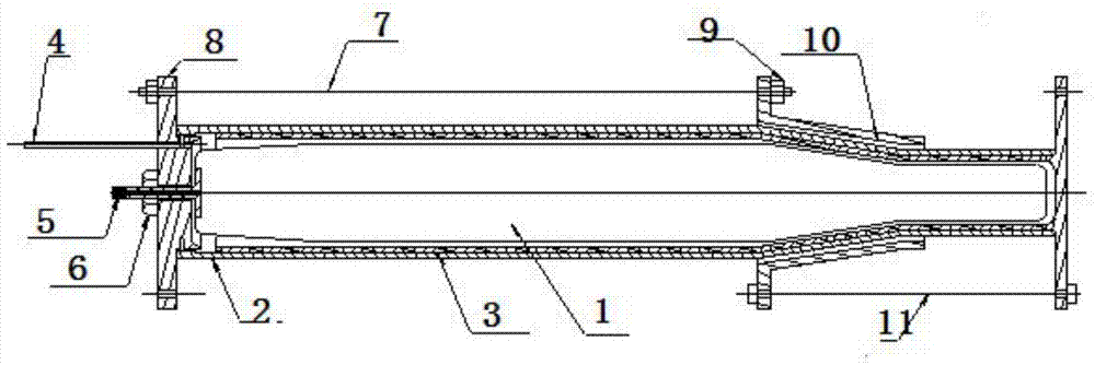 A kind of preparation method of tactical missile motor composite casing