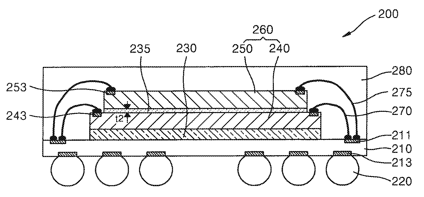 Chip stack package and method of fabricating the same