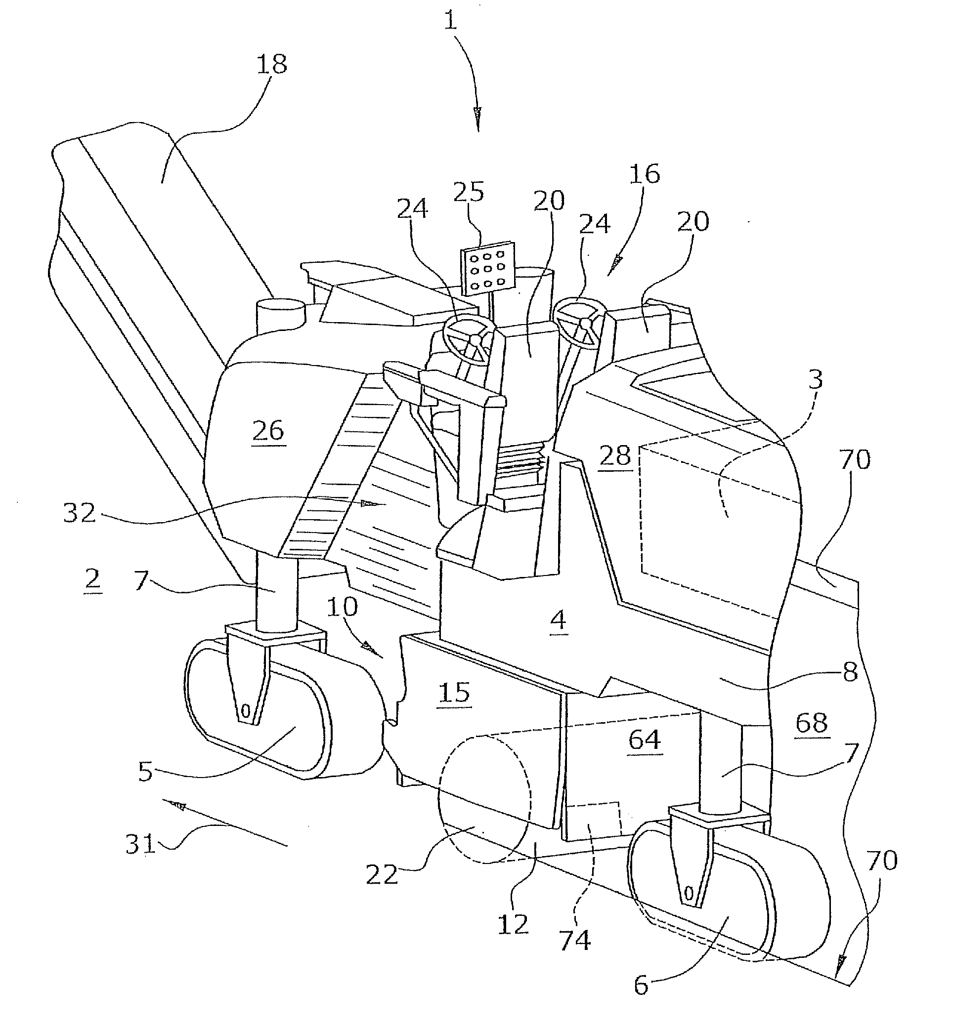 Self-Propelled Road Milling Machine For Milling Road Surfaces, In Particular Large-Scale Milling Machine, And Method For Milling Road Surfaces