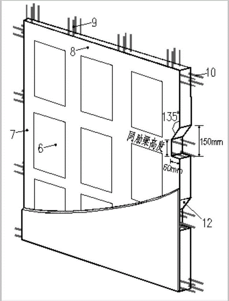 Total-prefabricated rural residential class composite wall structure system and construction method thereof
