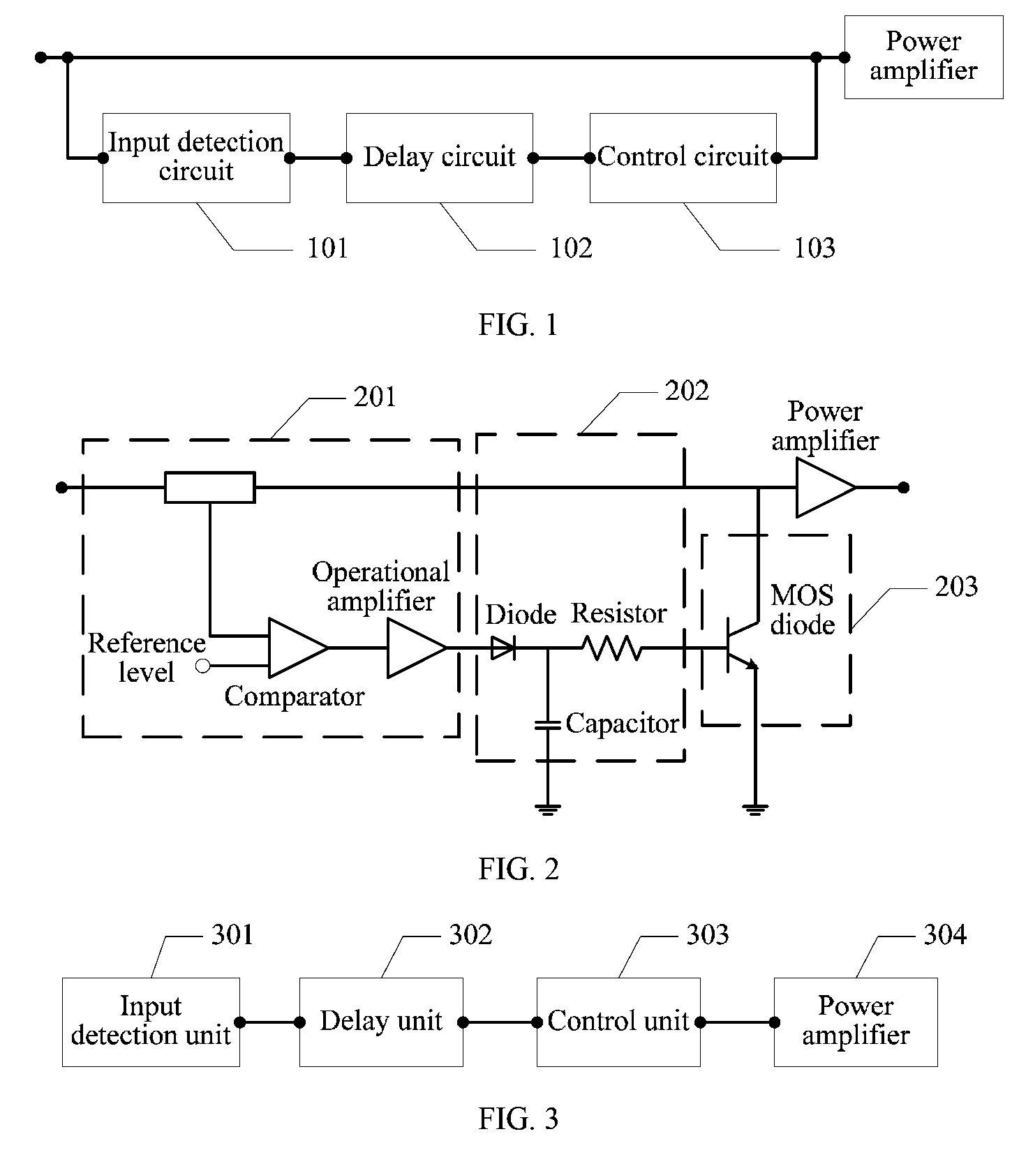 Power amplifier protection circuit, communication device, and method