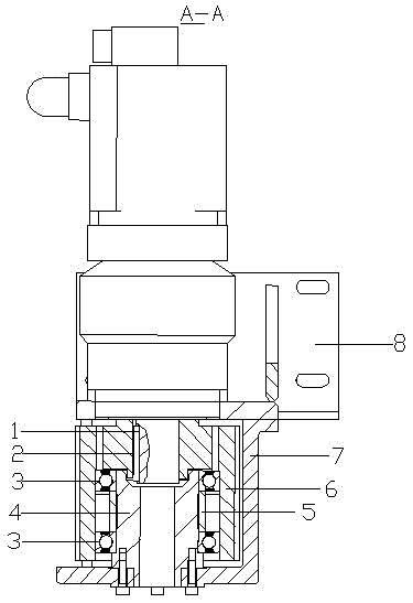 A reducer output shaft lengthening device