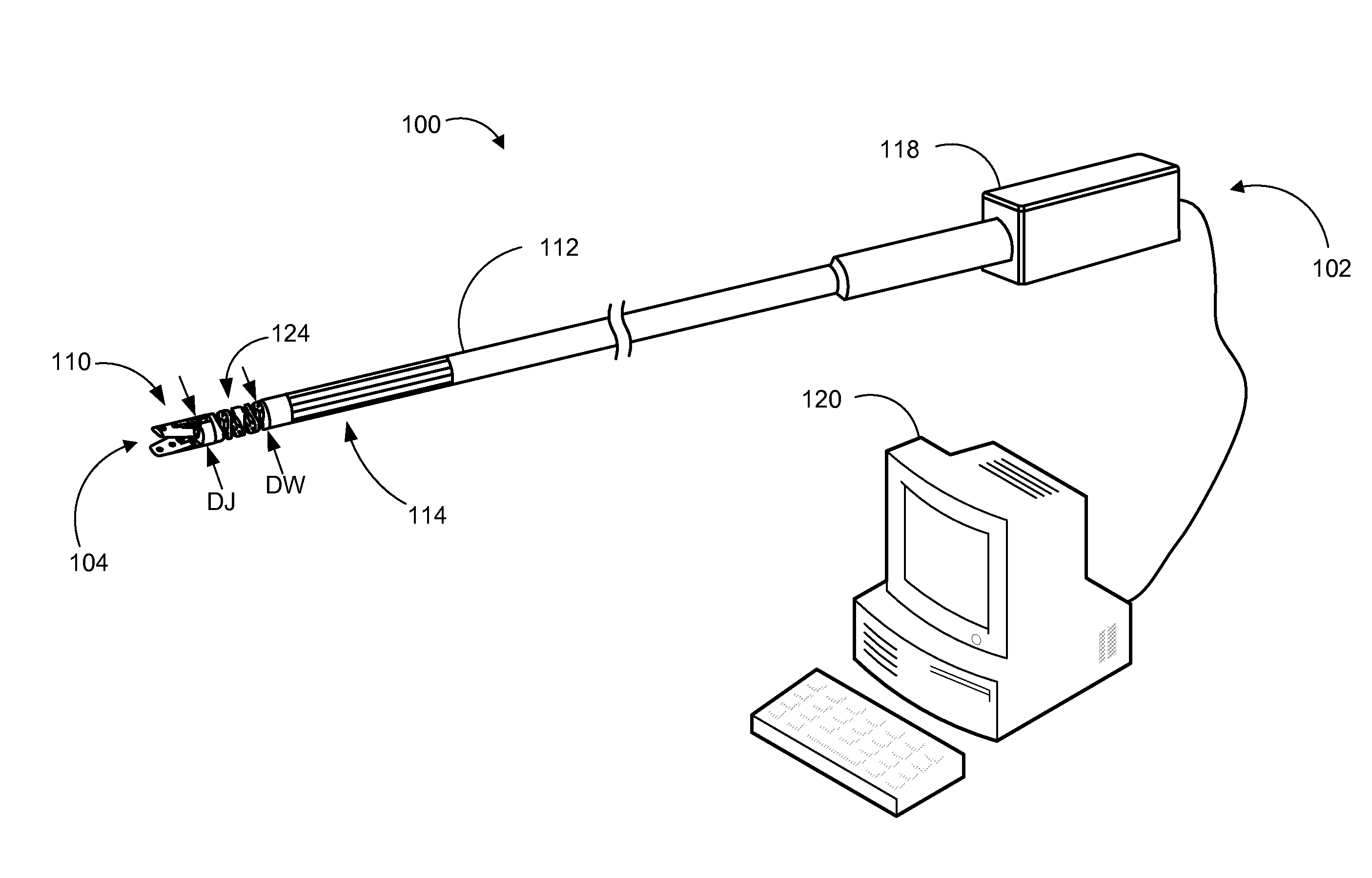 Medical instrument with flexible jaw mechanism