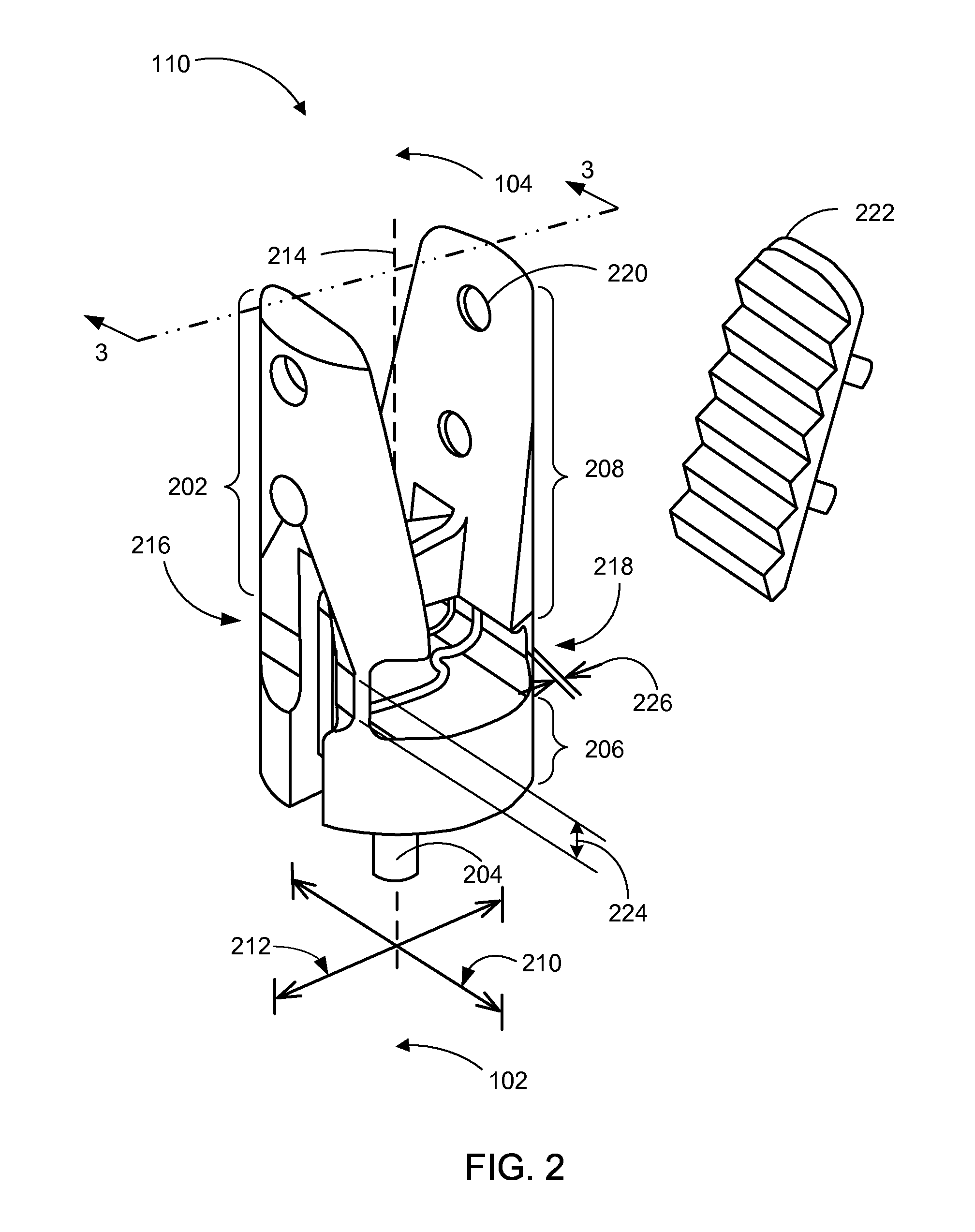 Medical instrument with flexible jaw mechanism