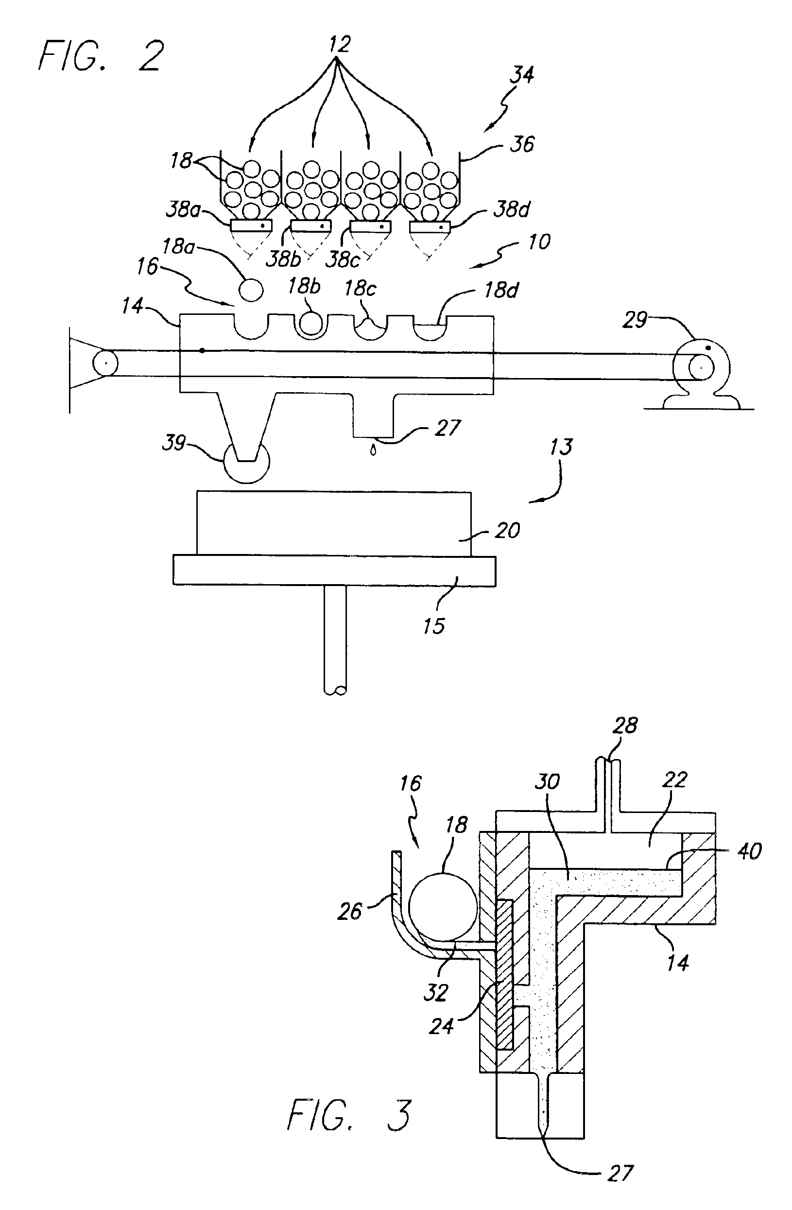 Quantized feed system for solid freeform fabrication