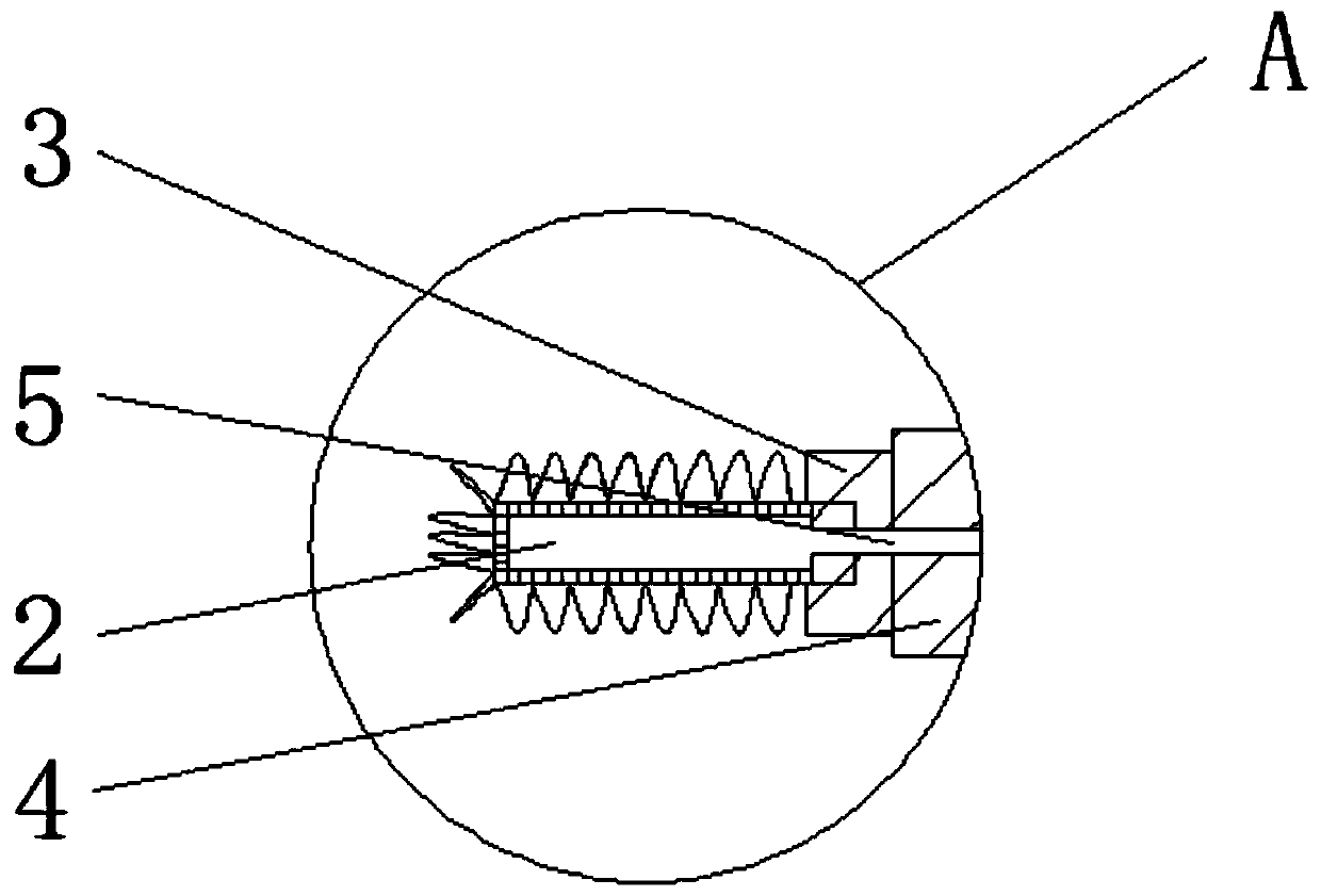 Industrial brush for cleaning inner wall of pipeline