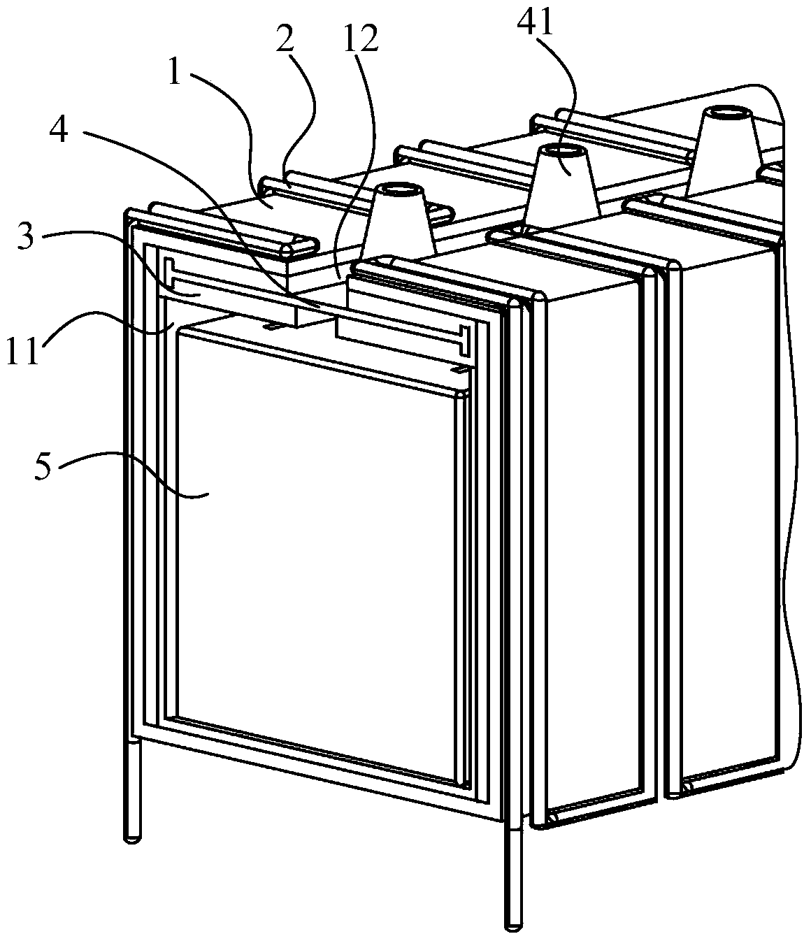 A heating source device of an evaporation machine and an evaporation machine