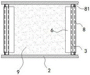 Simple fixing frame for curtain wall