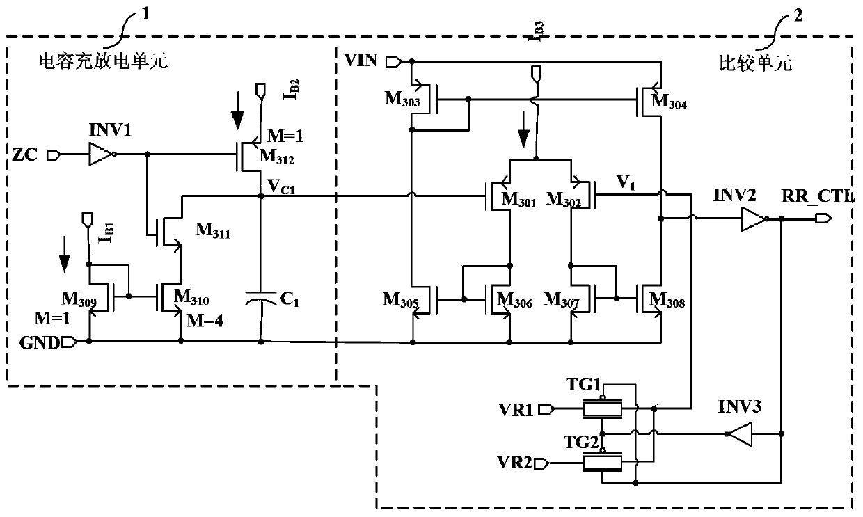 Ripple reducing circuit for light-load pulse hopping mode of DC-DC (Direct Current-Direct Current) converter