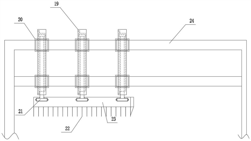 Accurate sample separation device for water body sediment sample