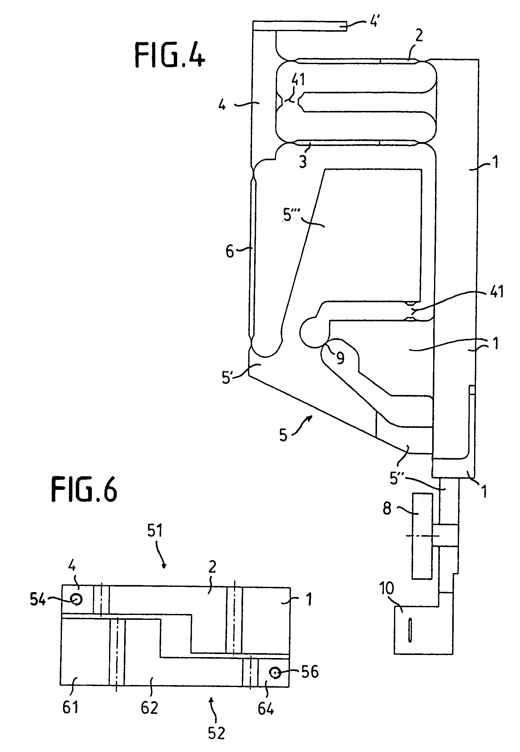 Weighing system having an angle lever with a long vertical lever arm