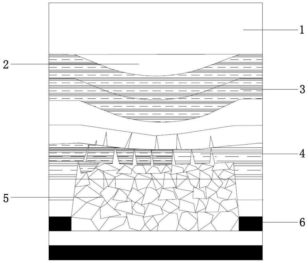 Grouting-drainage comprehensive treatment method for coal mine high-level separation layer water damage