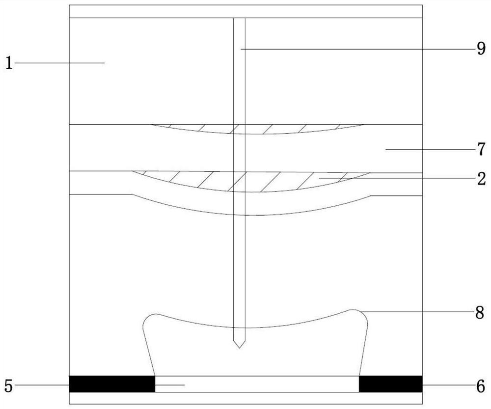 Grouting-drainage comprehensive treatment method for coal mine high-level separation layer water damage