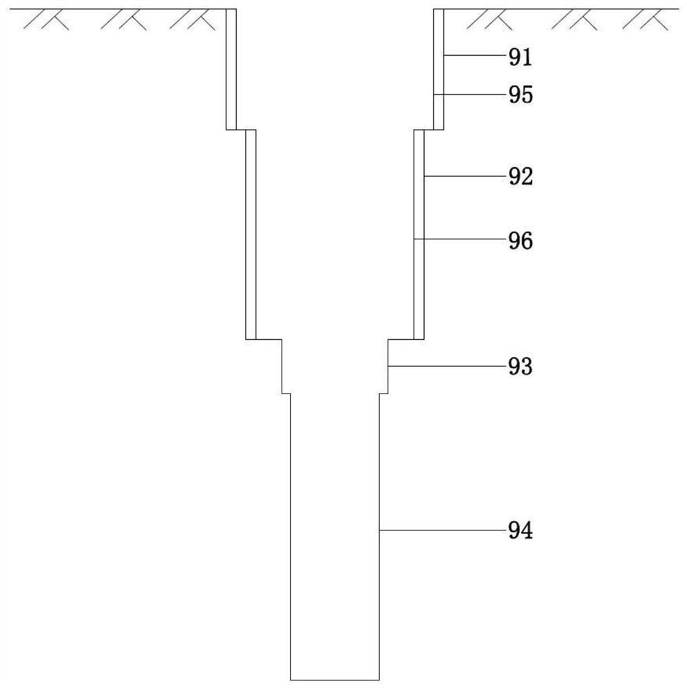 Grouting-drainage comprehensive treatment method for coal mine high-level separation layer water damage