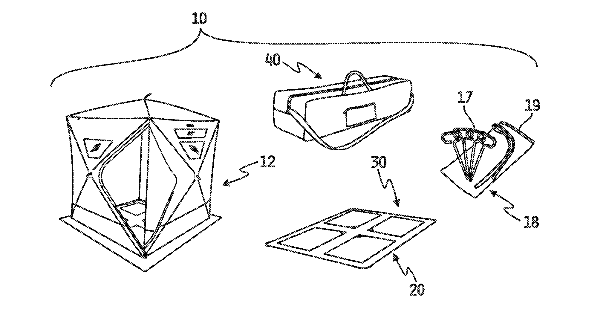 Method and apparatus for a portable enclosure
