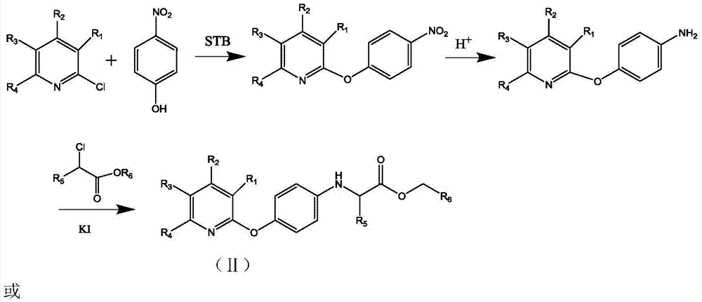 Aryloxy anilino propionic ester compound and application thereof as herbicide