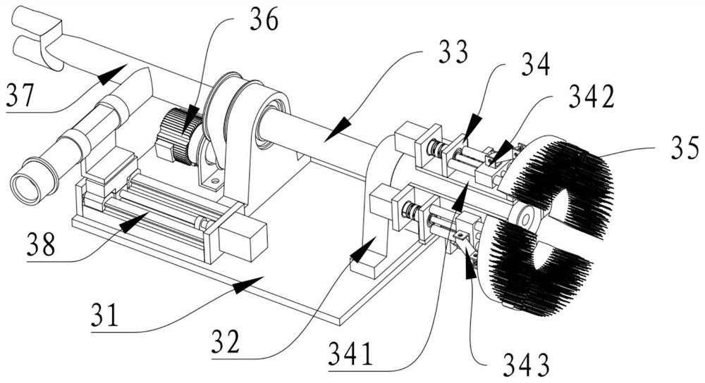 An underwater cleaning device for marine equipment and cleaning control method thereof