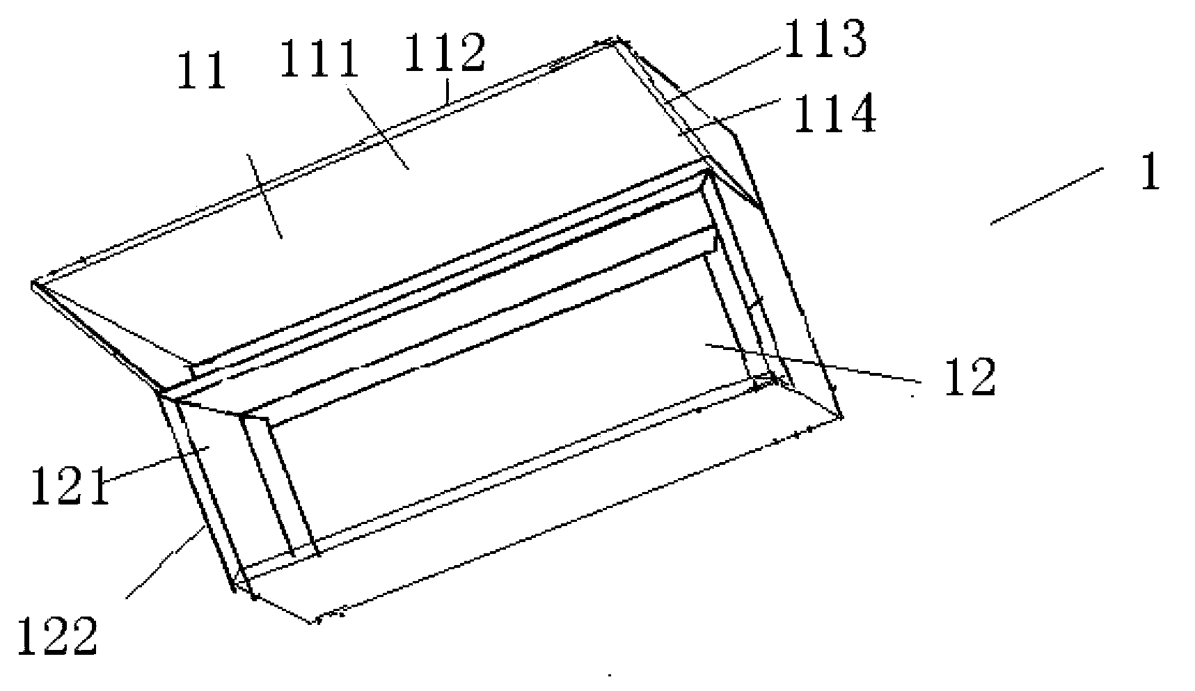 Packaging box structure