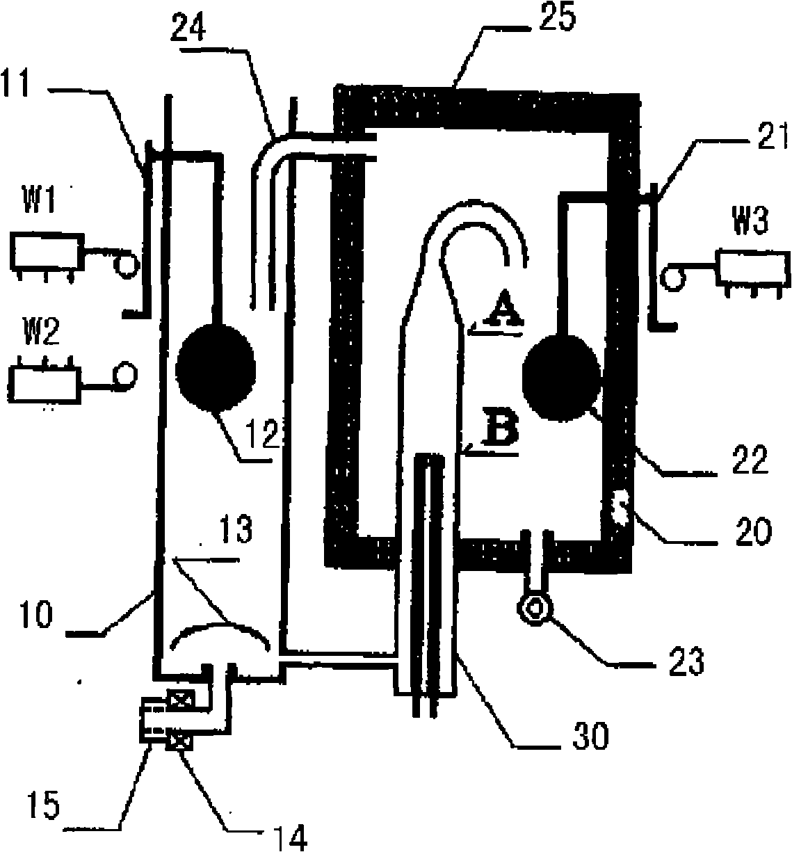 Automatic electric water-boiling device