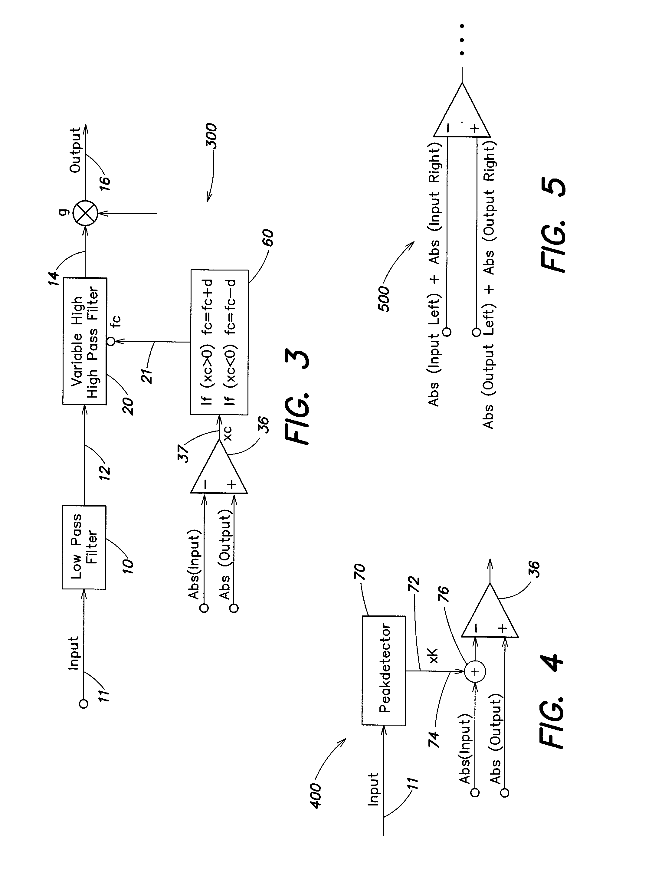 Circuit for improving the intelligibility of audio signals containing speech