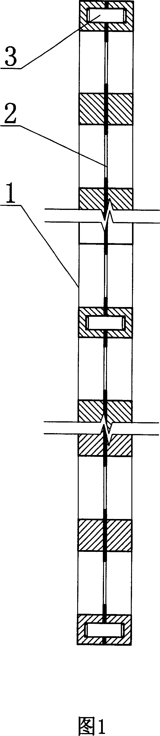 Composite twistless compound pendulus rod