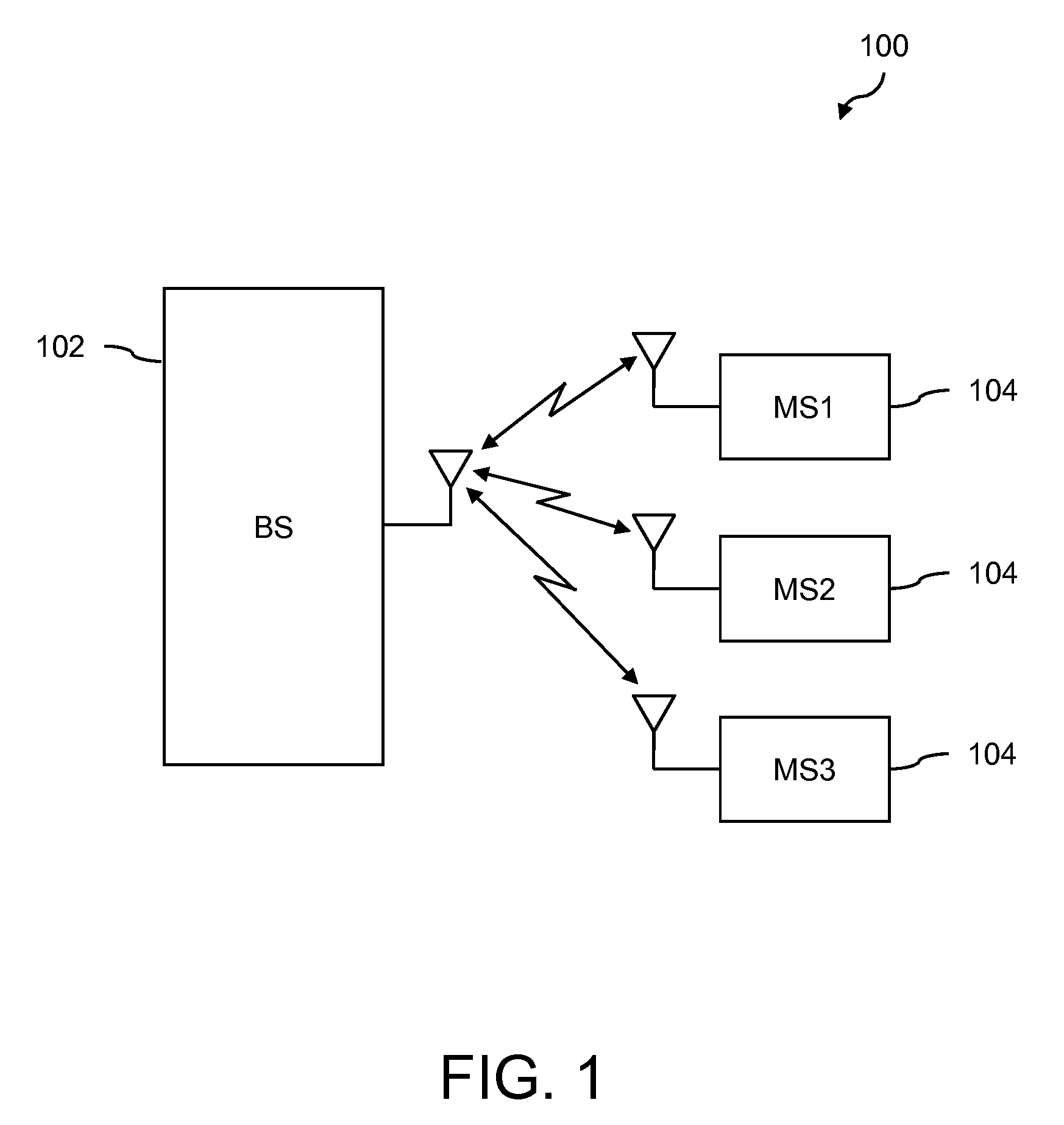 Method for reducing power consumption in a multi-user digital communication system and mobile station employing the method