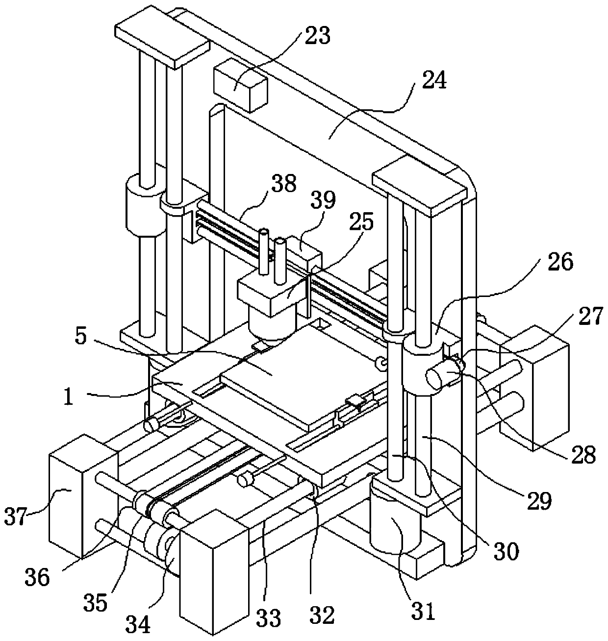 Clay sculpture printer with fine-adjustable stable chassis