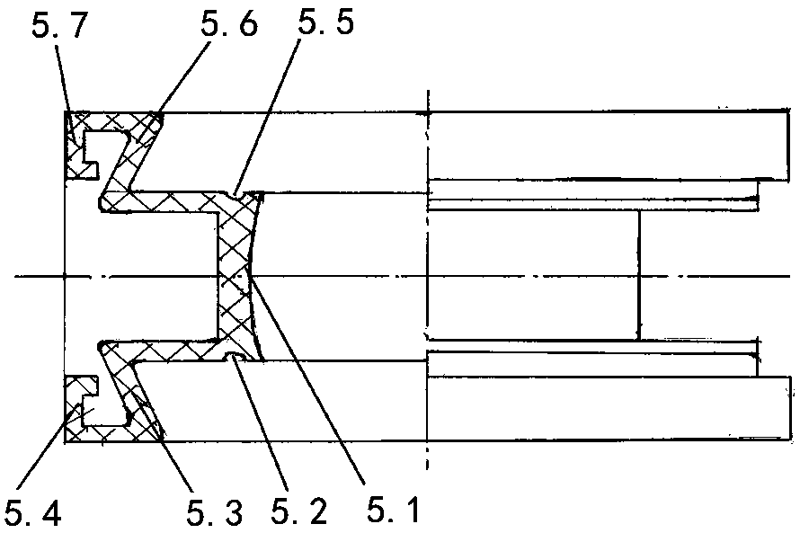 Semi-sealed device of four-ram blowout preventer of coiled tubing and method