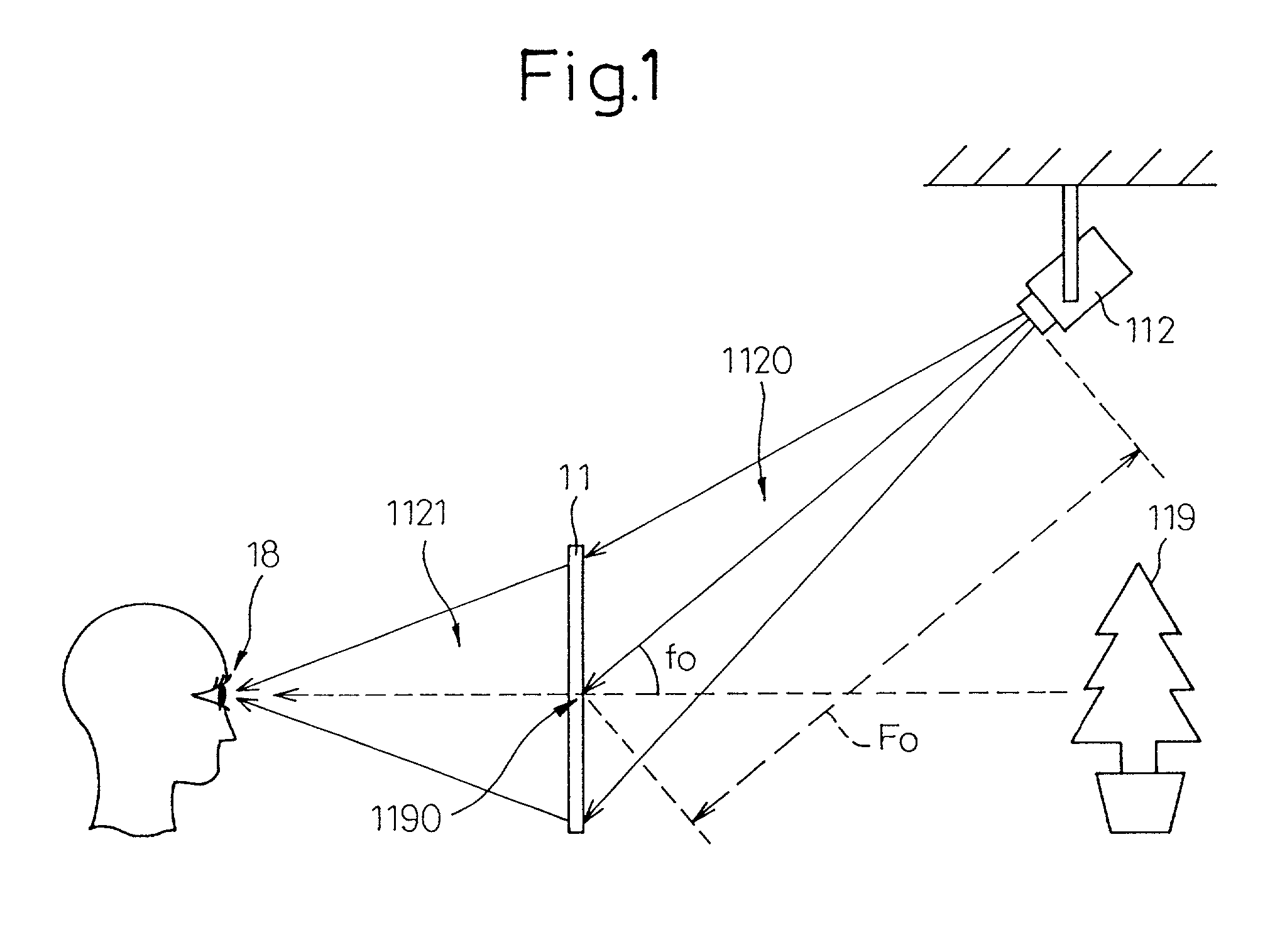 Hologram screen and a method of producing the same