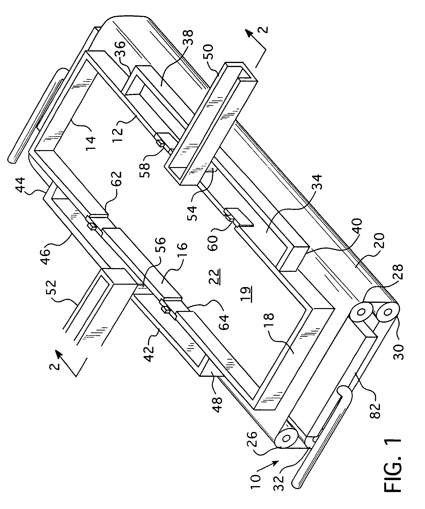 Method of unidirectional solidification of castings and associated apparatus
