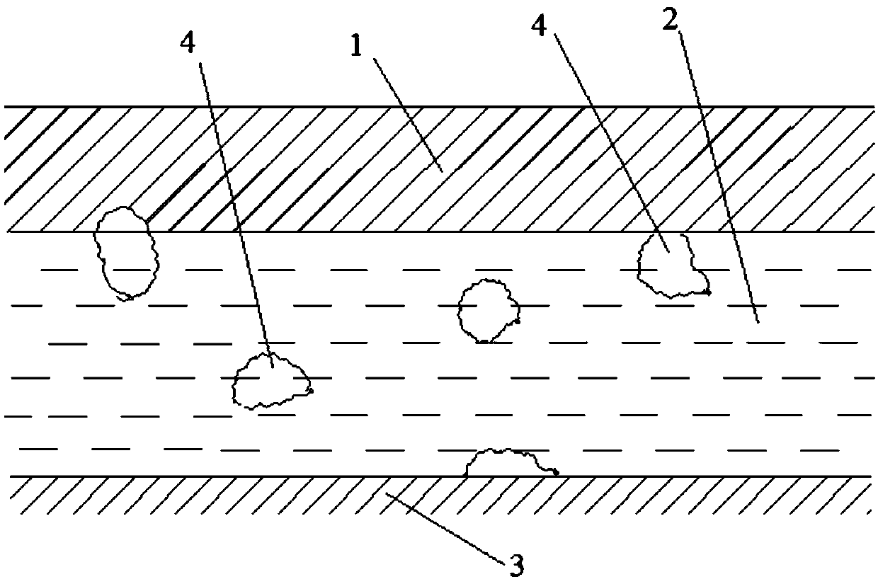 Double-layer solid film pre-coated on surface of stamp-forming sheet and preparation method of double-layer solid film