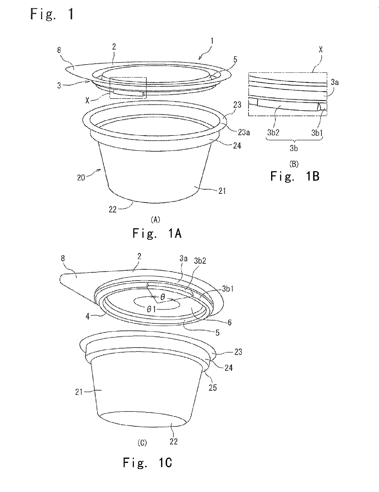 Formed lid, method for fitting the lid to container, and sealing method