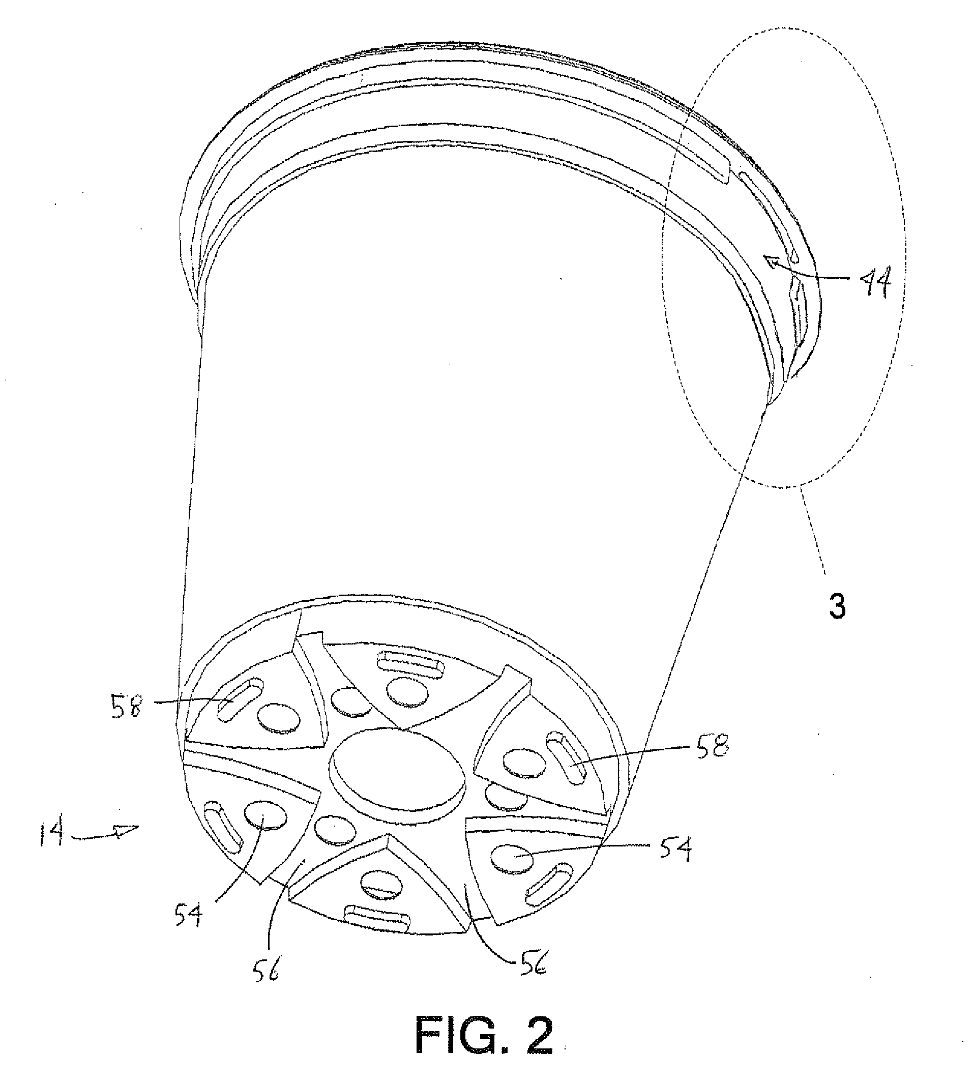 Container with plant identification tag slot