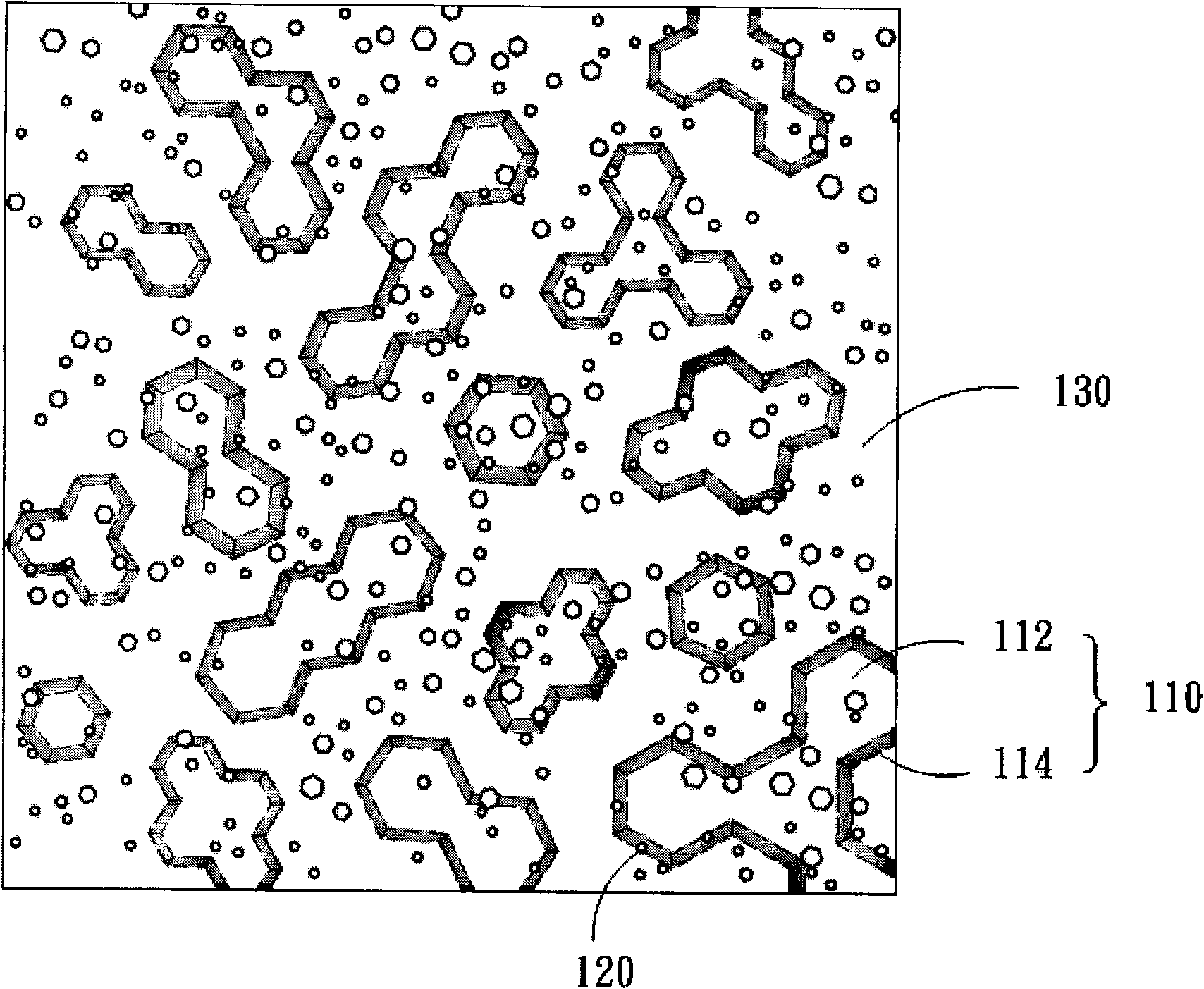 Coarsening structure, coarsening surface and coarsening layer of optoelectronic element and manufacturing method of optoelectronic element