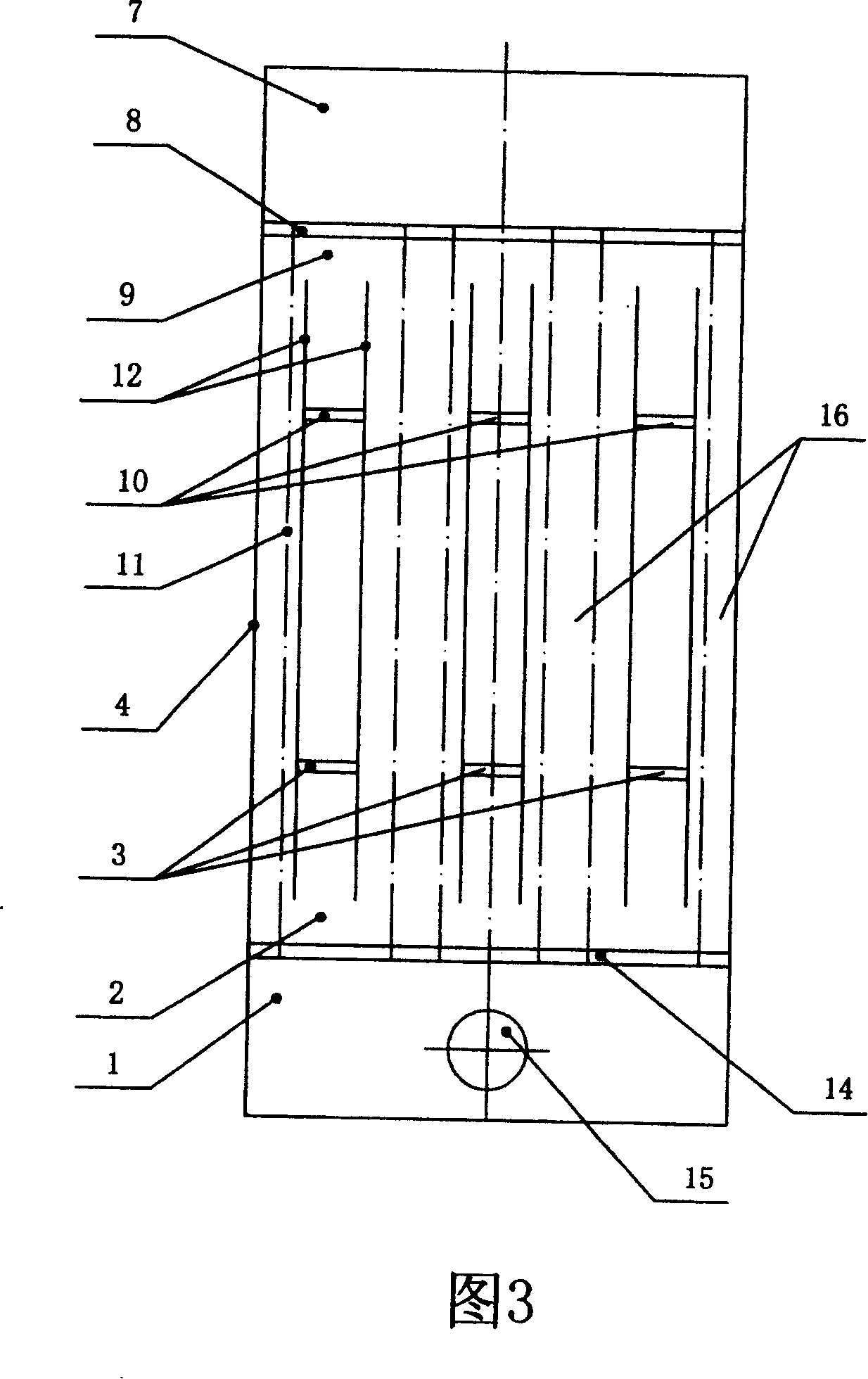 Shell and tube type heat exchanger having shell side multi path parallel flow inlet and outlet structure