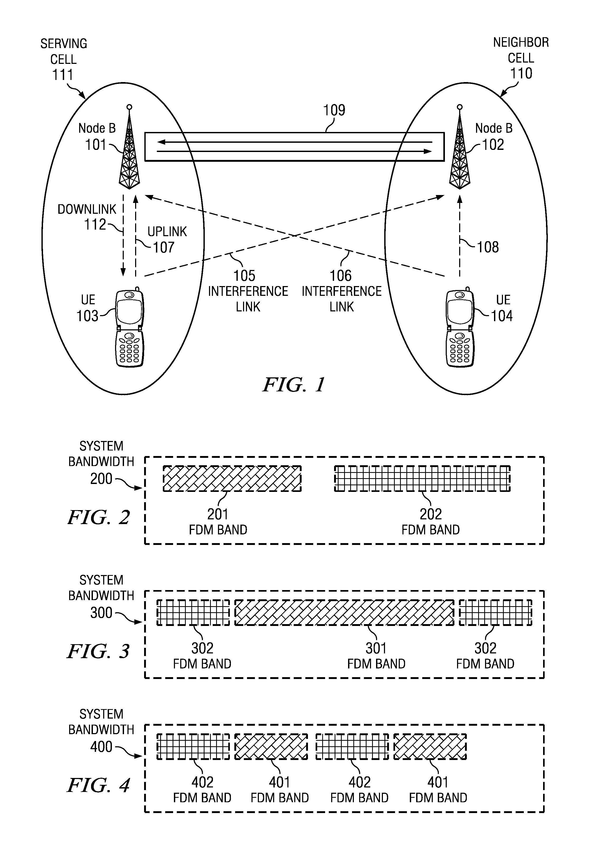 Network-based inter-cell power control for multi-channel wireless networks