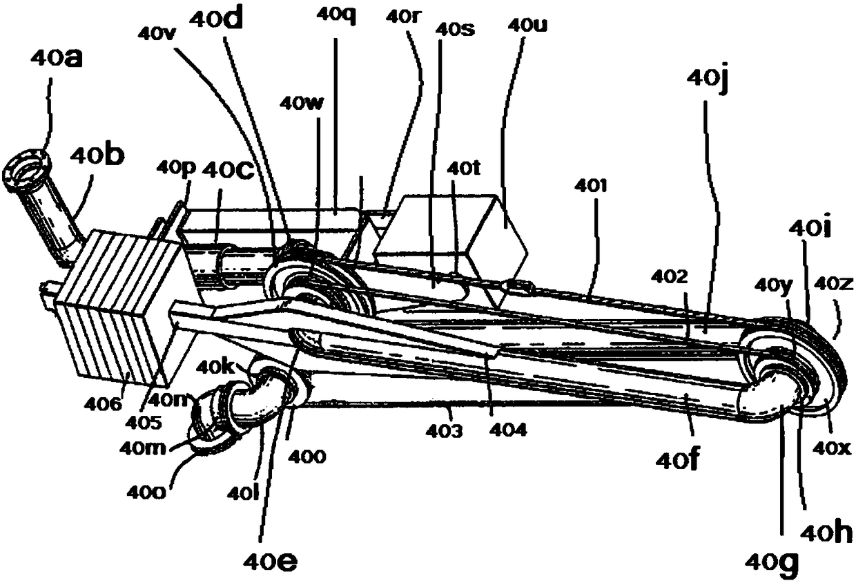 Agricultural livestock conveying container with self-balance foldable connecting lever