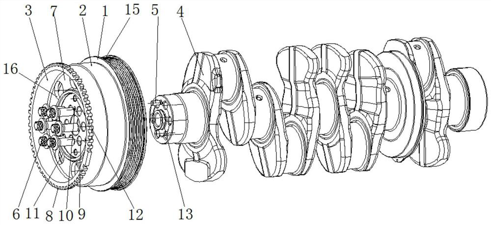 Shock absorber signal disc structure