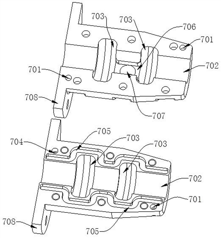 Protective threading clamp and installation method thereof