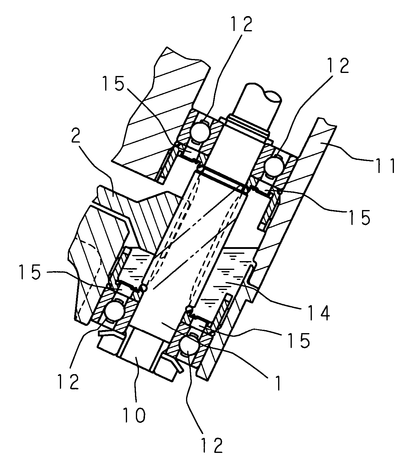 Reduction gear unit